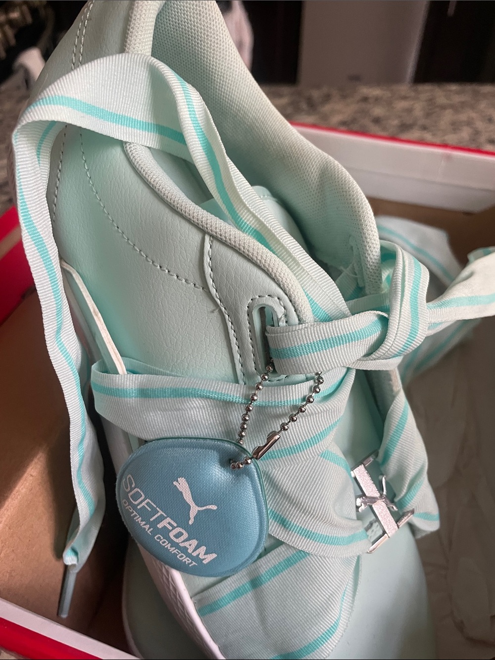 PUMA Smash Women's Buckle Shoes fashion Sneakers new size 9.5 us - Picture 7 of 9